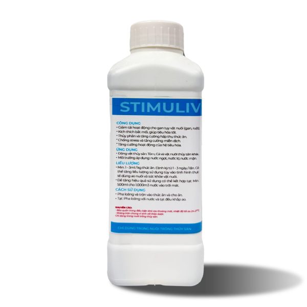 NUÔI TÔM AN TOÀN SINH HỌC - HƯỚNG ĐI CỦA NGÀNH THỦY SẢN VIỆT NAM 14 Thảo dược Stimuliv Liquid (STIMULIV SL.)