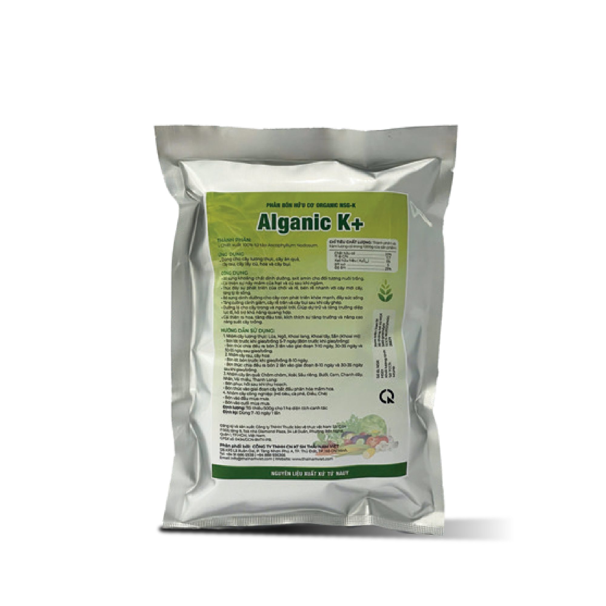 Alganic K+ back