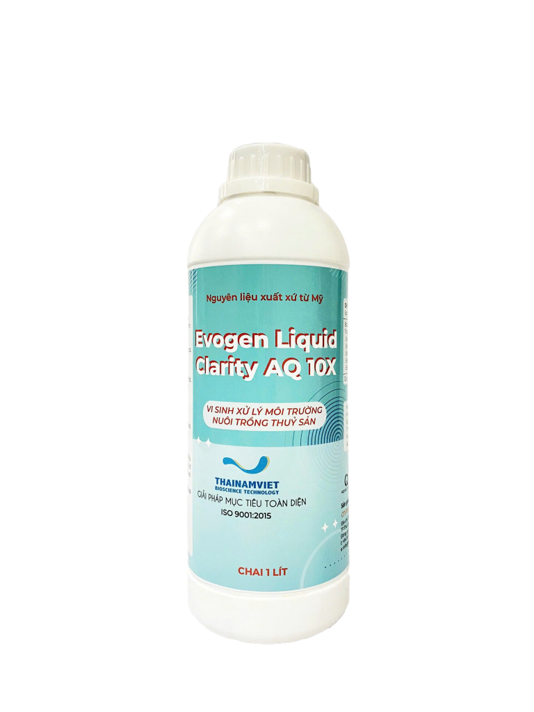 5 DẤU HIỆU NÊN ĐỔI VI SINH CHO AO NUÔI TÔM - THỦY SẢN 3 Evogen 1L