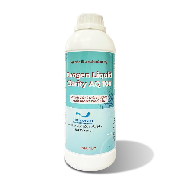 EVOGEN LIQUID CLARITY AQ 10X | VI SINH DẠNG LỎNG XỬ LÝ NƯỚC & CHẤT HỮU CƠ